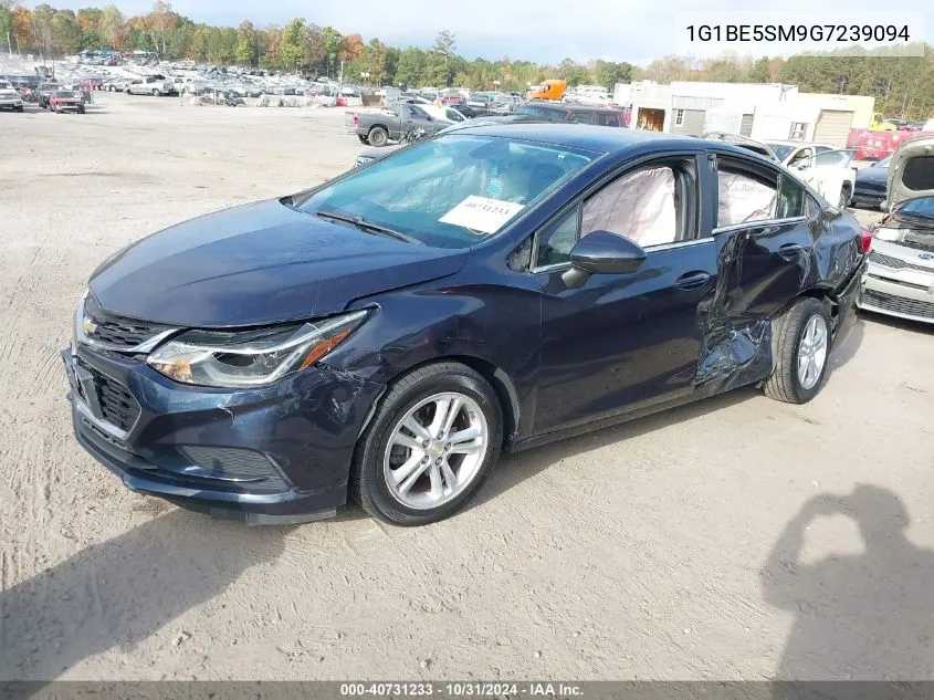 2016 Chevrolet Cruze Lt Auto VIN: 1G1BE5SM9G7239094 Lot: 40731233