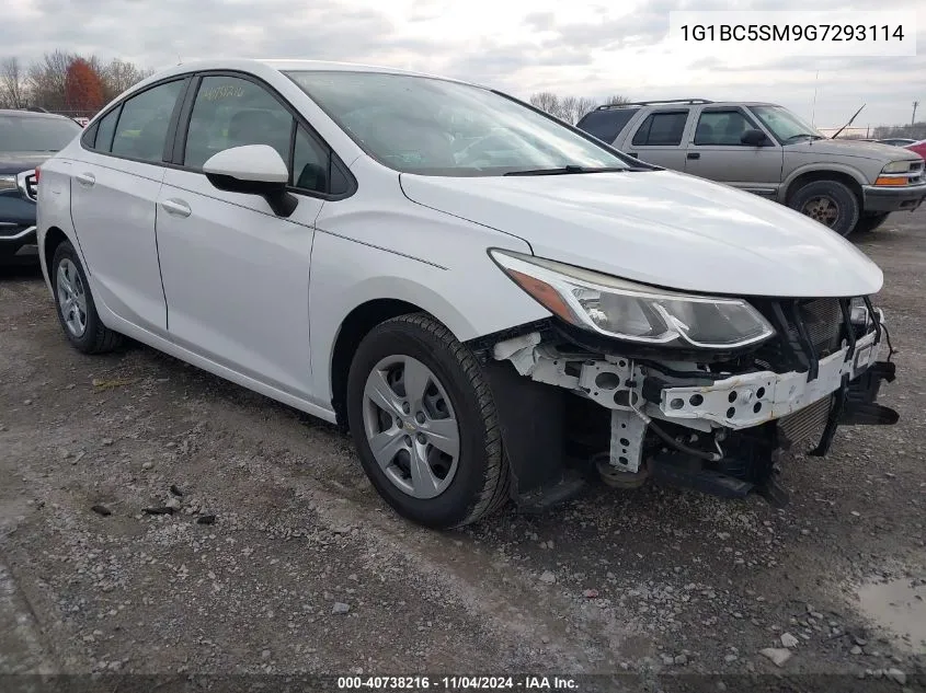 2016 Chevrolet Cruze Ls Auto VIN: 1G1BC5SM9G7293114 Lot: 40738216