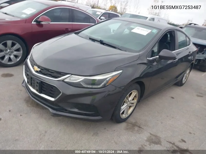 2016 Chevrolet Cruze Lt Auto VIN: 1G1BE5SMXG7253487 Lot: 40749194