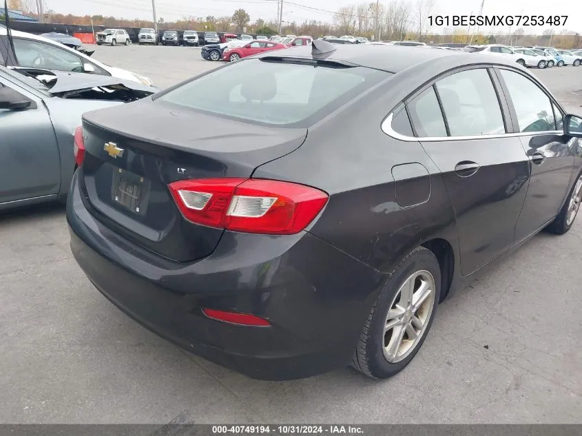 2016 Chevrolet Cruze Lt Auto VIN: 1G1BE5SMXG7253487 Lot: 40749194