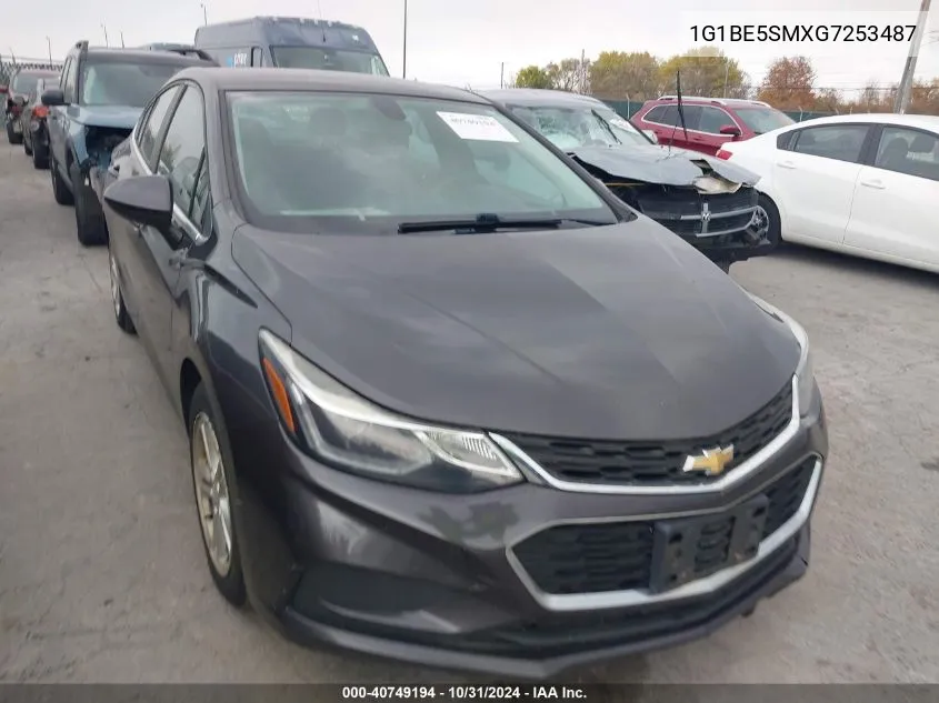 2016 Chevrolet Cruze Lt Auto VIN: 1G1BE5SMXG7253487 Lot: 40749194