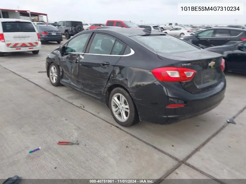 2016 Chevrolet Cruze Lt Auto VIN: 1G1BE5SM4G7310234 Lot: 40751981