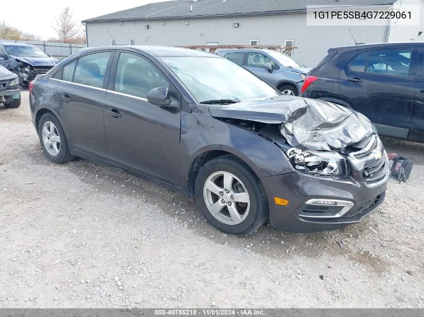 1G1PE5SB4G7229061 2016 Chevrolet Cruze Limited 1Lt Auto