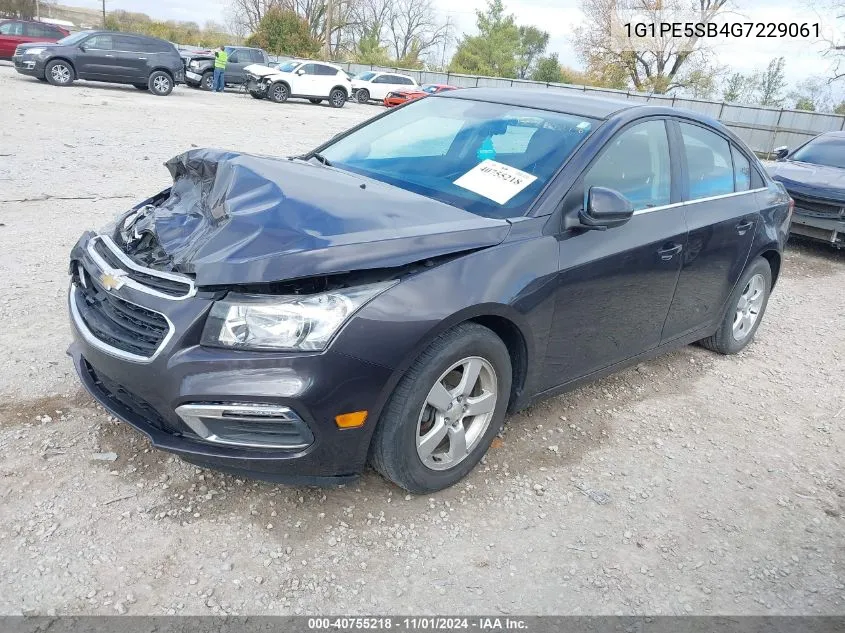 2016 Chevrolet Cruze Limited 1Lt Auto VIN: 1G1PE5SB4G7229061 Lot: 40755218