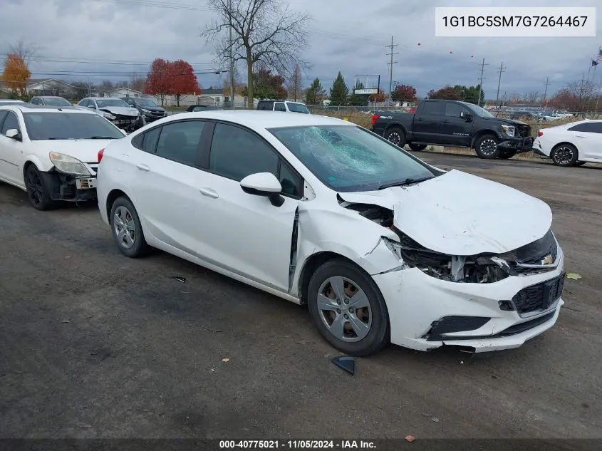 2016 Chevrolet Cruze Ls Auto VIN: 1G1BC5SM7G7264467 Lot: 40775021