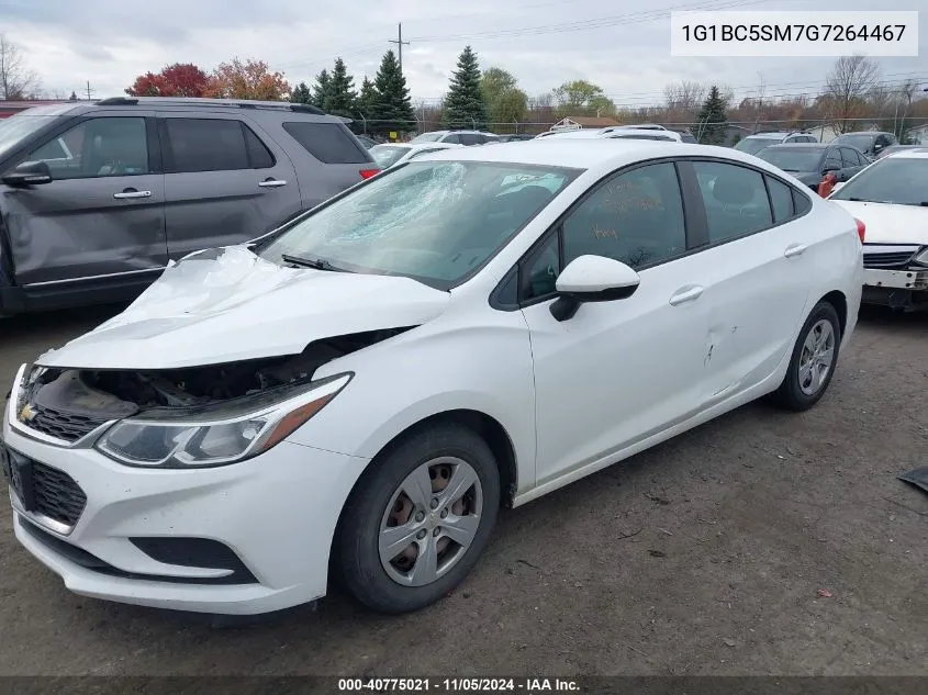 2016 Chevrolet Cruze Ls Auto VIN: 1G1BC5SM7G7264467 Lot: 40775021