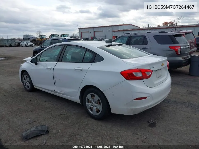 2016 Chevrolet Cruze Ls Auto VIN: 1G1BC5SM7G7264467 Lot: 40775021