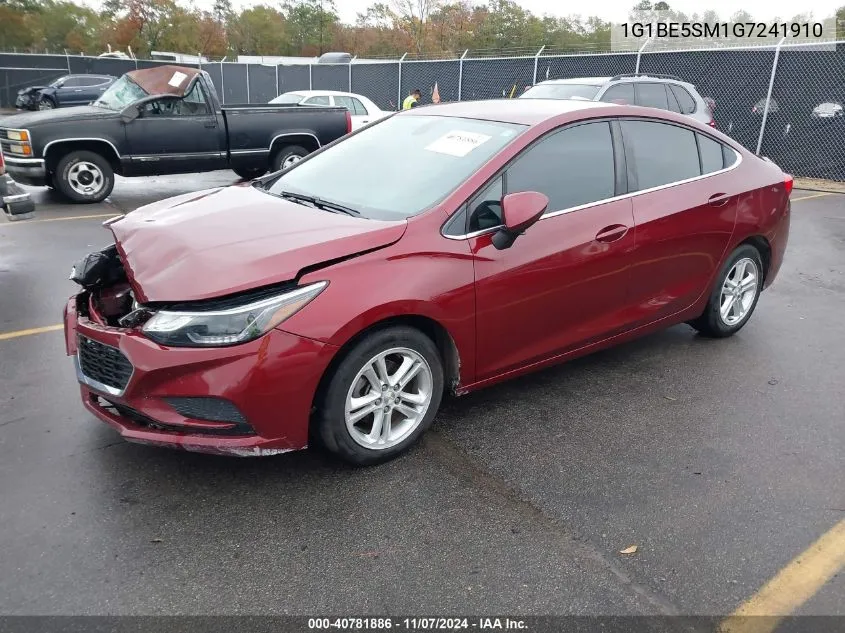 2016 Chevrolet Cruze Lt Auto VIN: 1G1BE5SM1G7241910 Lot: 40781886