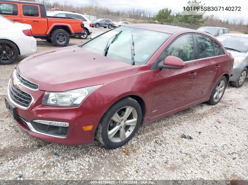 2016 Chevrolet Cruze Limited 2Lt Auto VIN: 1G1PF5SB3G7140272 Lot: 40798893