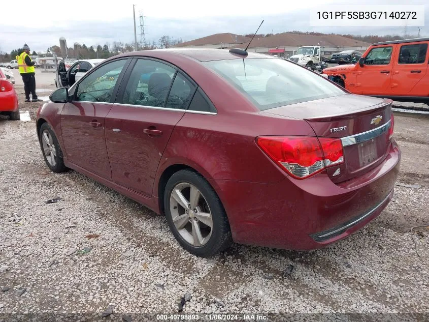 2016 Chevrolet Cruze Limited 2Lt Auto VIN: 1G1PF5SB3G7140272 Lot: 40798893