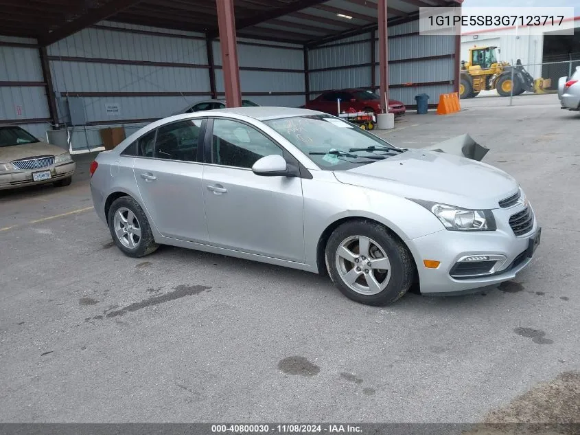 2016 Chevrolet Cruze Limited 1Lt Auto VIN: 1G1PE5SB3G7123717 Lot: 40800030