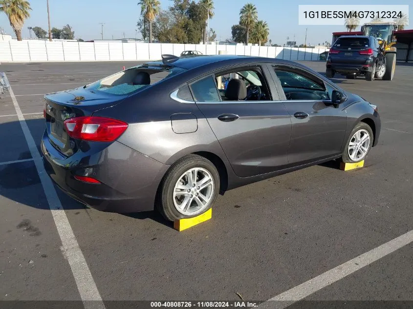 2016 Chevrolet Cruze Lt Auto VIN: 1G1BE5SM4G7312324 Lot: 40808726