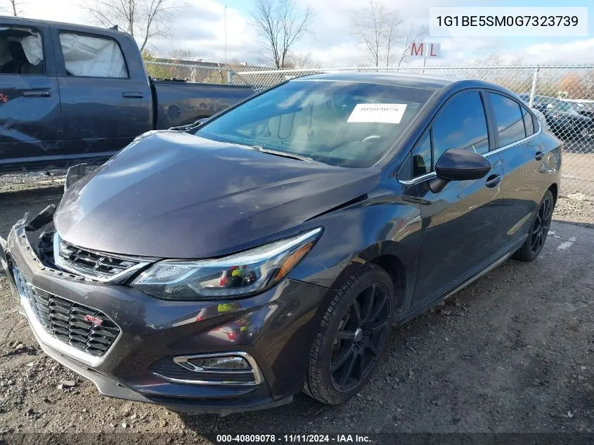 2016 Chevrolet Cruze Lt Auto VIN: 1G1BE5SM0G7323739 Lot: 40809078