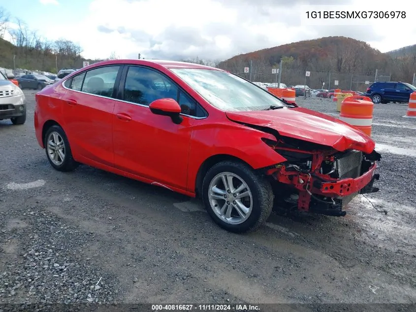 2016 Chevrolet Cruze Lt Auto VIN: 1G1BE5SMXG7306978 Lot: 40816627