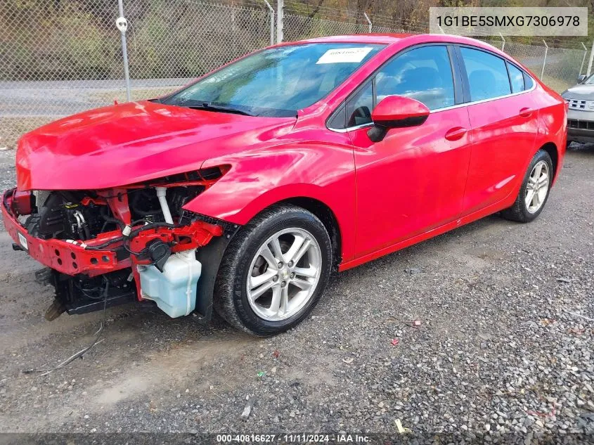 2016 Chevrolet Cruze Lt Auto VIN: 1G1BE5SMXG7306978 Lot: 40816627