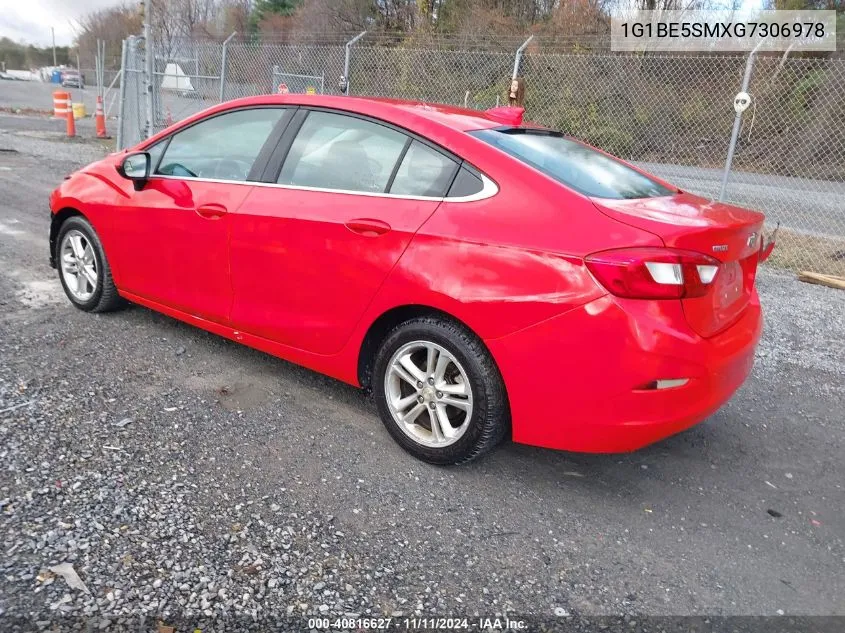 2016 Chevrolet Cruze Lt Auto VIN: 1G1BE5SMXG7306978 Lot: 40816627