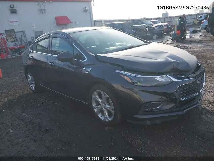 2016 Chevrolet Cruze Premier Auto VIN: 1G1BG5SM9G7270436 Lot: 40817568