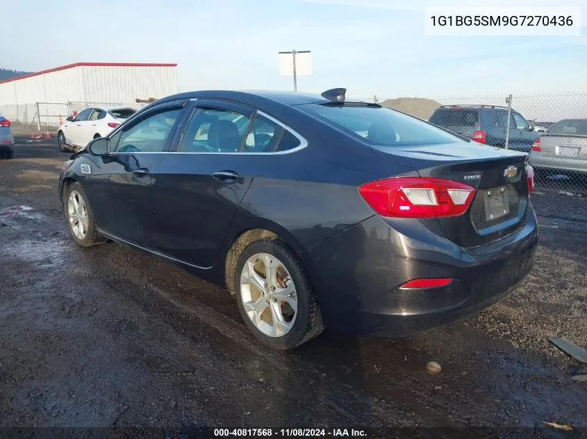 2016 Chevrolet Cruze Premier Auto VIN: 1G1BG5SM9G7270436 Lot: 40817568