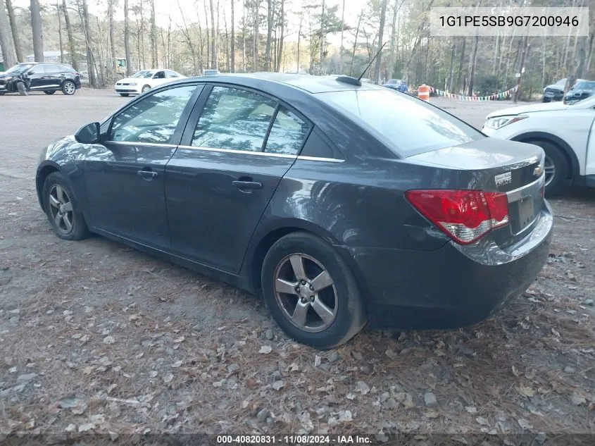 2016 Chevrolet Cruze Limited 1Lt Auto VIN: 1G1PE5SB9G7200946 Lot: 40820831