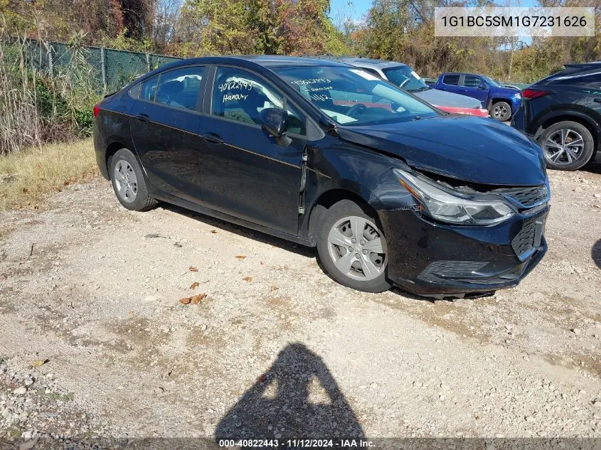 2016 Chevrolet Cruze Ls Auto VIN: 1G1BC5SM1G7231626 Lot: 40822443