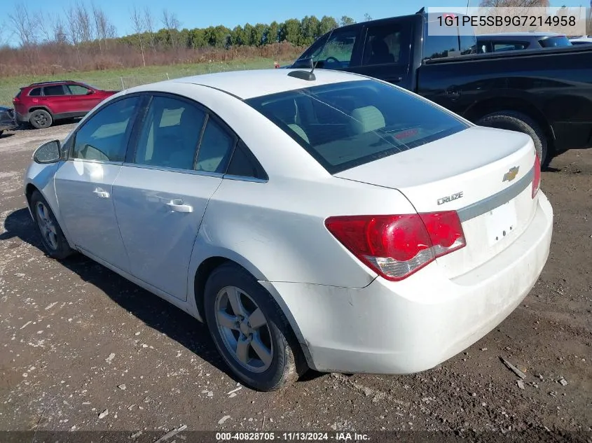 1G1PE5SB9G7214958 2016 Chevrolet Cruze Limited 1Lt Auto