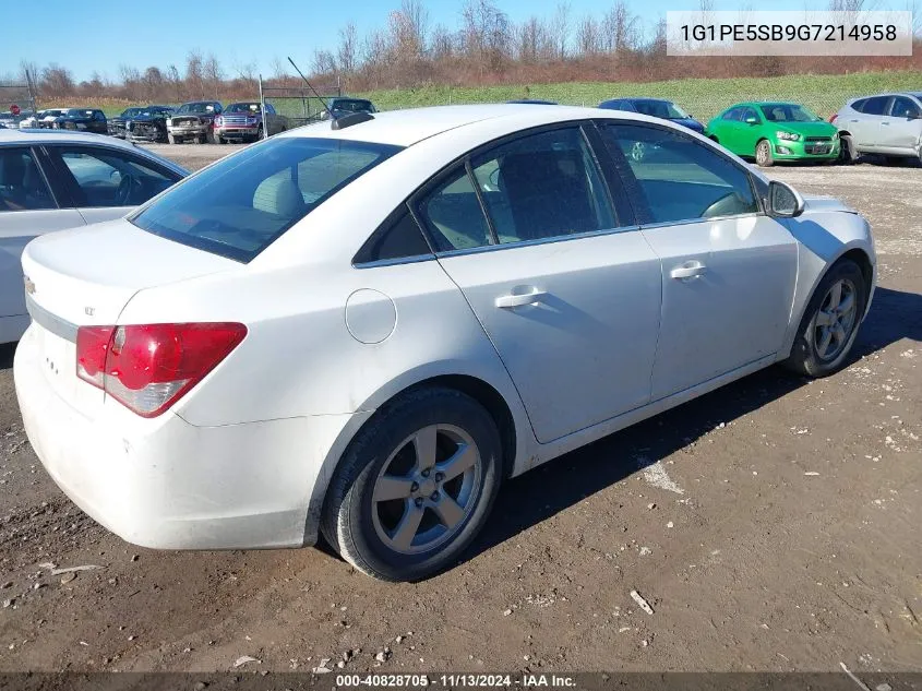 1G1PE5SB9G7214958 2016 Chevrolet Cruze Limited 1Lt Auto