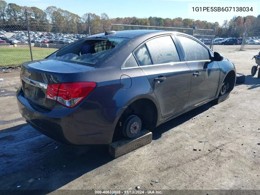 2016 Chevrolet Cruze Limited 1Lt Auto VIN: 1G1PE5SB6G7138034 Lot: 40833808