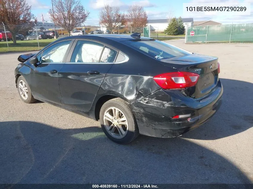 2016 Chevrolet Cruze Lt Auto VIN: 1G1BE5SM4G7290289 Lot: 40839160