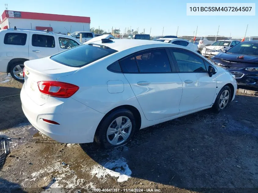 2016 Chevrolet Cruze Ls Auto VIN: 1G1BC5SM4G7264507 Lot: 40841357