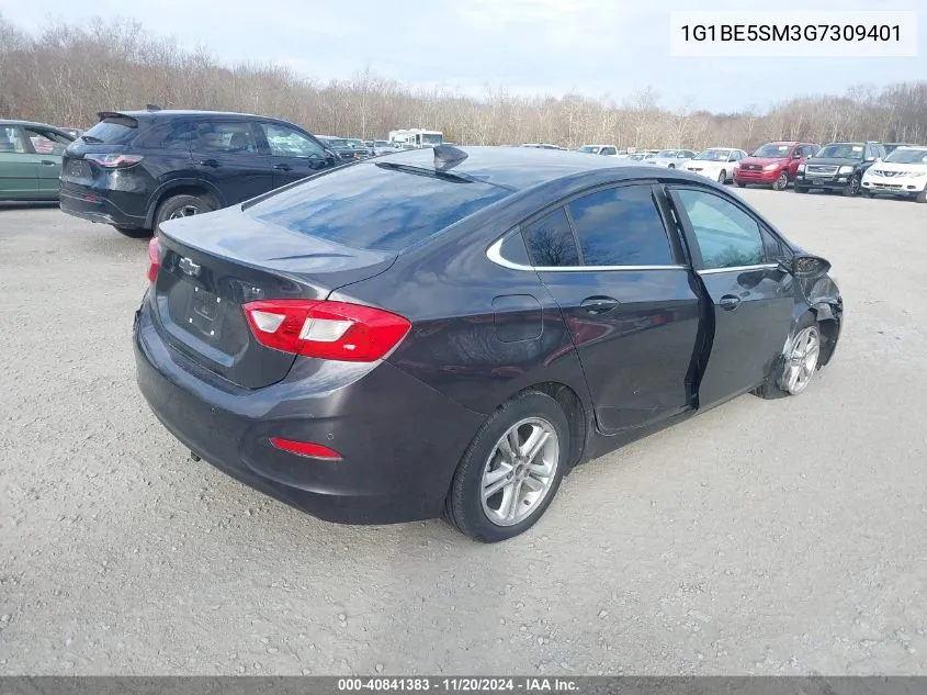 2016 Chevrolet Cruze Lt Auto VIN: 1G1BE5SM3G7309401 Lot: 40841383