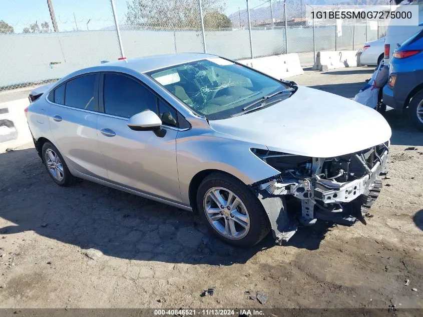 1G1BE5SM0G7275000 2016 Chevrolet Cruze Lt Auto