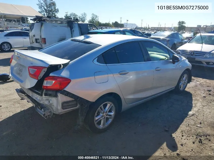 1G1BE5SM0G7275000 2016 Chevrolet Cruze Lt Auto