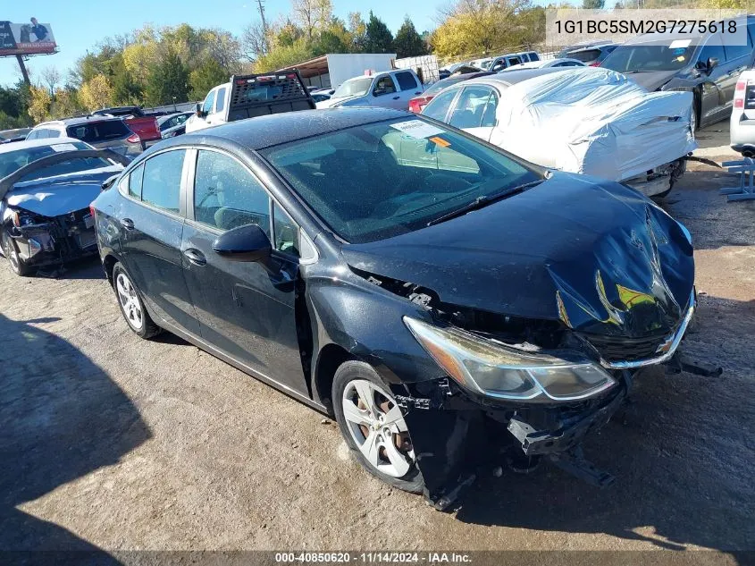 2016 Chevrolet Cruze Ls Auto VIN: 1G1BC5SM2G7275618 Lot: 40850620