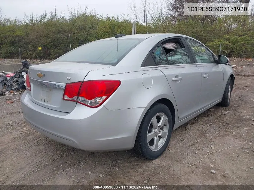 2016 Chevrolet Cruze Limited 1Lt Auto VIN: 1G1PE5SB9G7171920 Lot: 40859088