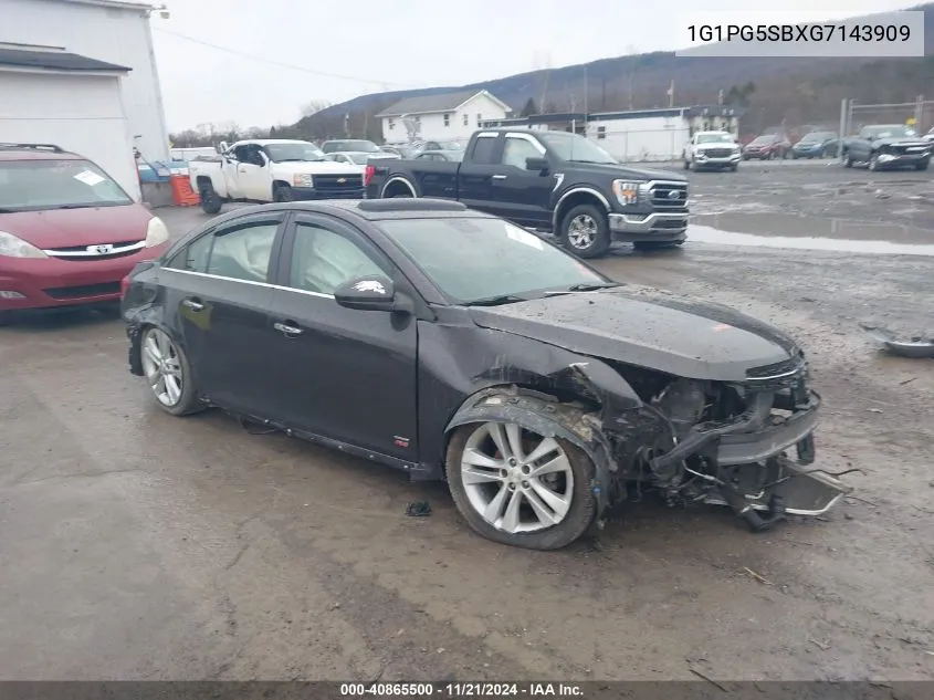 2016 Chevrolet Cruze Limited Ltz VIN: 1G1PG5SBXG7143909 Lot: 40865500