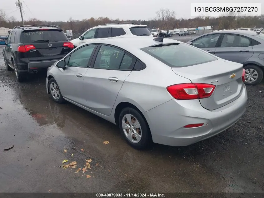 2016 Chevrolet Cruze Ls Auto VIN: 1G1BC5SM8G7257270 Lot: 40879033