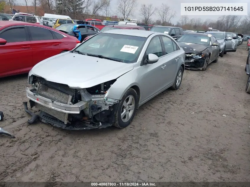 2016 Chevrolet Cruze Limited 1Lt Manual VIN: 1G1PD5SB2G7141645 Lot: 40887803