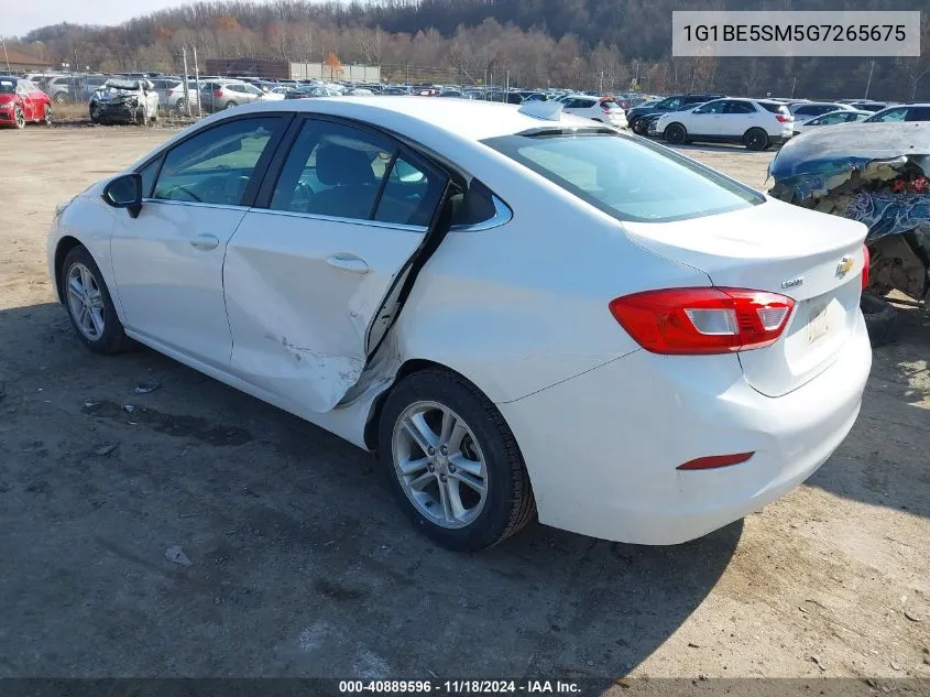 2016 Chevrolet Cruze Lt Auto VIN: 1G1BE5SM5G7265675 Lot: 40889596