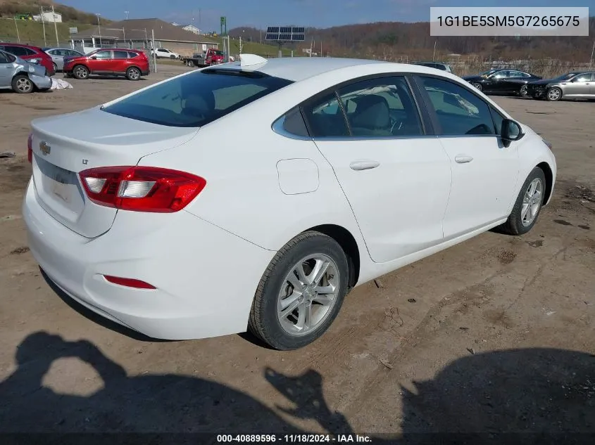 2016 Chevrolet Cruze Lt Auto VIN: 1G1BE5SM5G7265675 Lot: 40889596