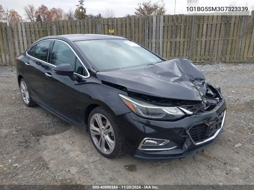 2016 Chevrolet Cruze Premier Auto VIN: 1G1BG5SM3G7323339 Lot: 40890384