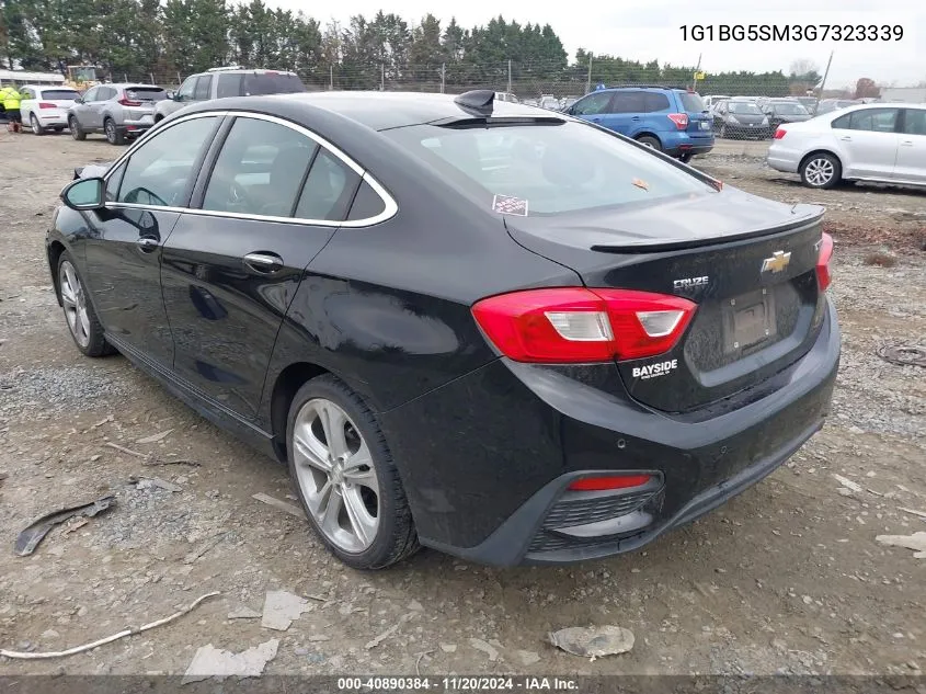 2016 Chevrolet Cruze Premier Auto VIN: 1G1BG5SM3G7323339 Lot: 40890384