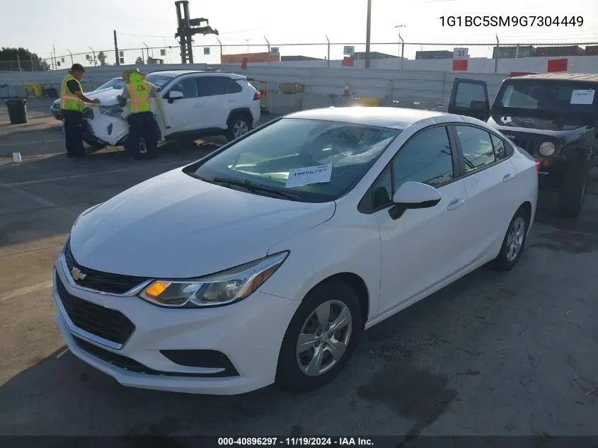 2016 Chevrolet Cruze Ls Auto VIN: 1G1BC5SM9G7304449 Lot: 40896297