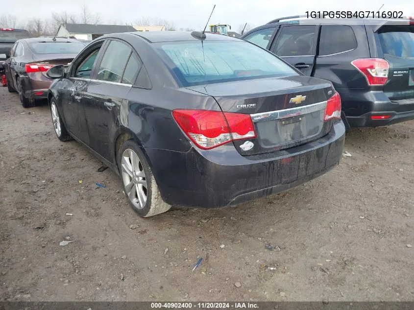 2016 Chevrolet Cruze Limited Ltz Auto VIN: 1G1PG5SB4G7116902 Lot: 40902400