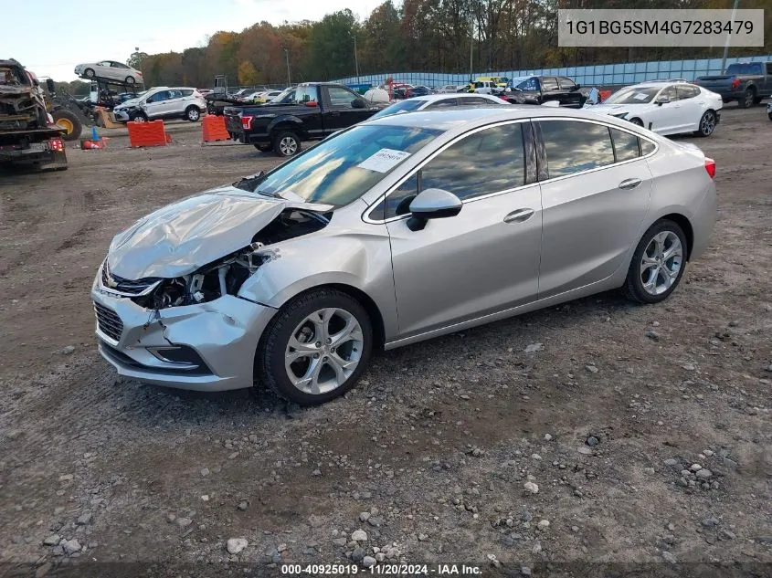 2016 Chevrolet Cruze Premier Auto VIN: 1G1BG5SM4G7283479 Lot: 40925019