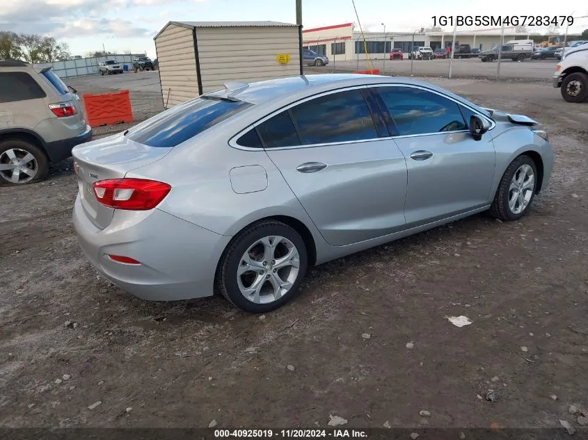 2016 Chevrolet Cruze Premier Auto VIN: 1G1BG5SM4G7283479 Lot: 40925019