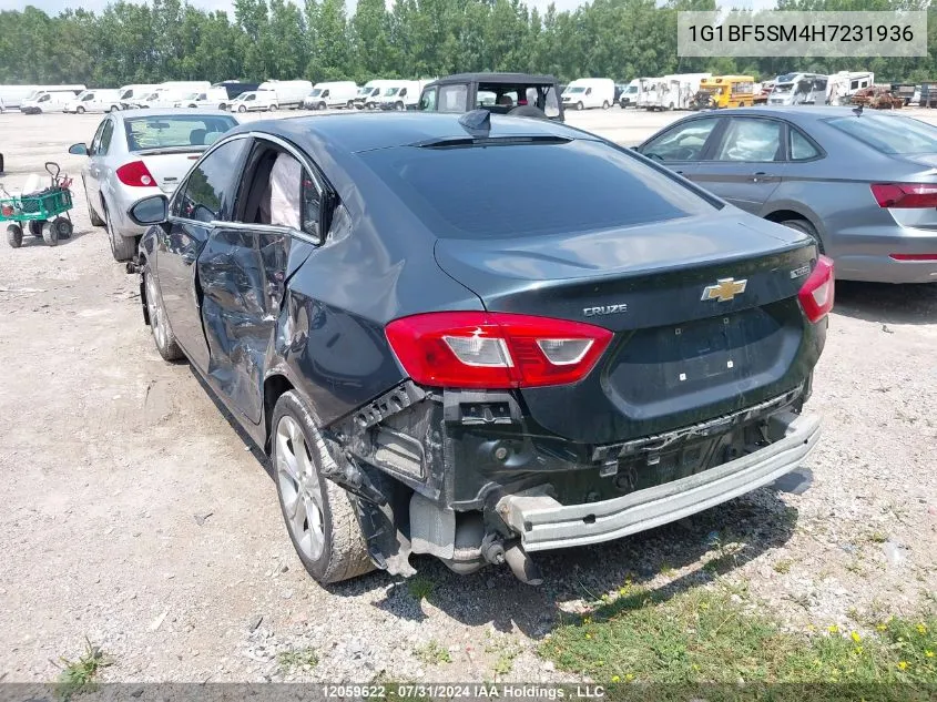 2017 Chevrolet Cruze VIN: 1G1BF5SM4H7231936 Lot: 12059622