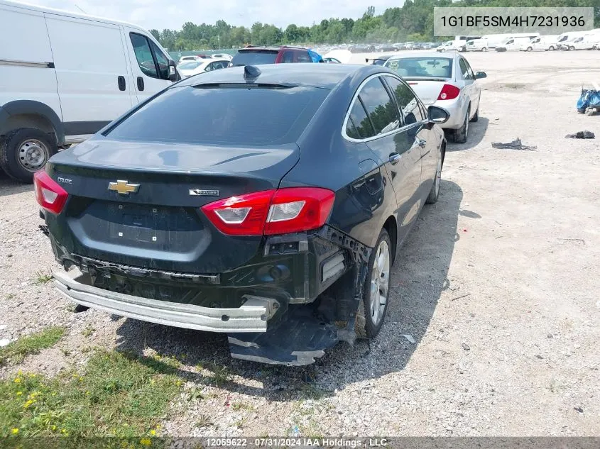 2017 Chevrolet Cruze VIN: 1G1BF5SM4H7231936 Lot: 12059622