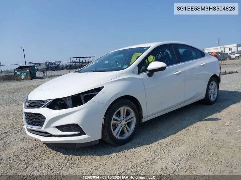 2017 Chevrolet Cruze VIN: 3G1BE5SM3HS504823 Lot: 12087054