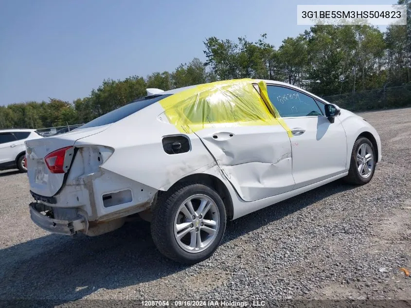 2017 Chevrolet Cruze VIN: 3G1BE5SM3HS504823 Lot: 12087054