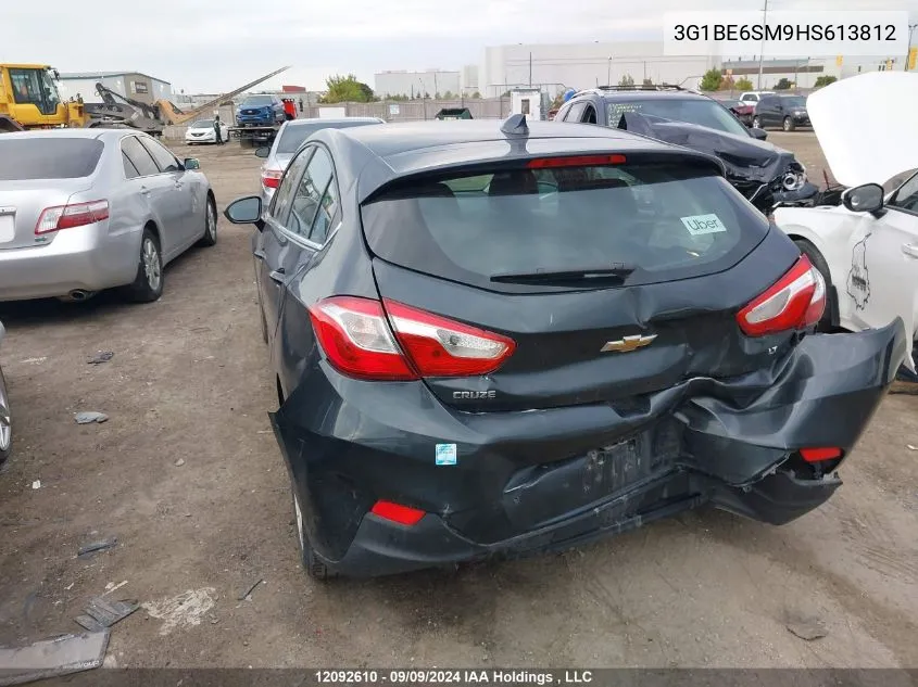 2017 Chevrolet Cruze VIN: 3G1BE6SM9HS613812 Lot: 12092610